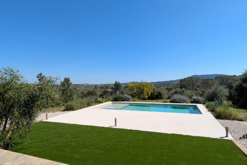 Blick von der Terrasse 