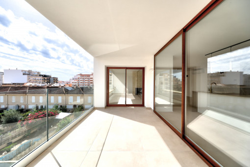 Terrasse des Wohnbereiches