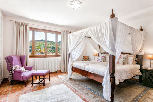 Sehr komfortables Schlafzimmer