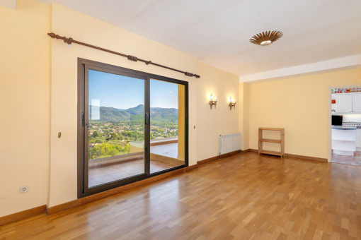 Austritt zu einer weiteren Terrasse