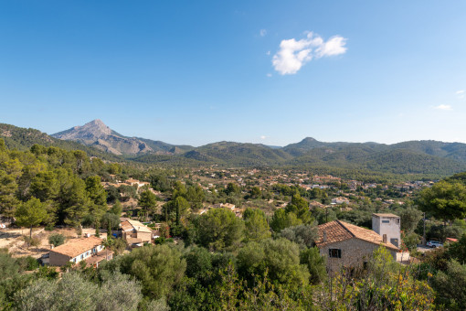 Traumhafter Blick in die Landschaft