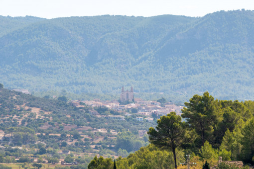 Aussicht auf das Dorf Es Capdella