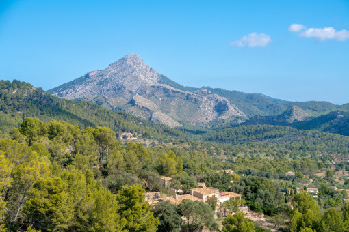 Wunderschöner Blick auf das Gebirge