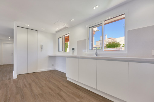 Moderne halb offene Küche 