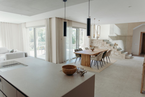Offener Wohn-und Essbereich