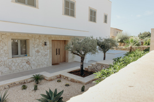 Vorderansicht der Villa