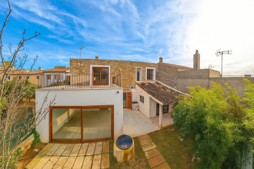 Historisches Dorfhaus in Campanet mit Pool, Garten und Panoramablick, charmant modernisiert