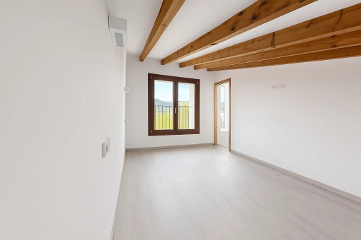 Helles Obergeschoss-Schlafzimmer