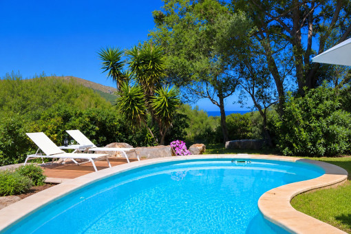 Charmante Villa mit Pool bei Cala Ratjada verfügbar zur Saisonmiete