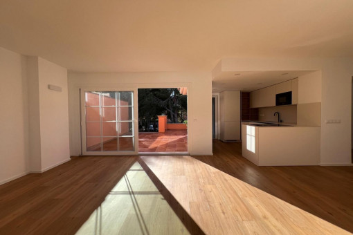 Wohnbereich mit Terrassenzugang