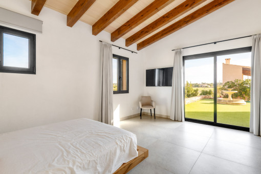 ...und Zugang zur Terrasse