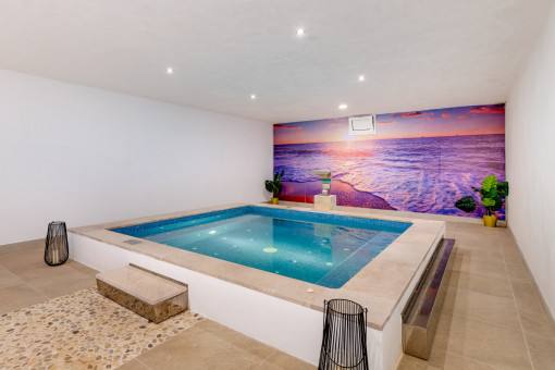 Spabereich im Untergeschoss