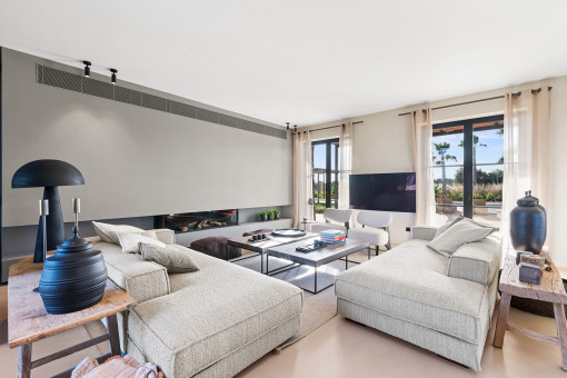 Wohnbereich mit Loungecharakter