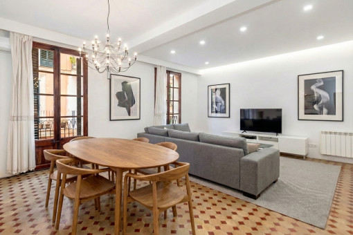 Wohn- Essbereich mit Homestaging