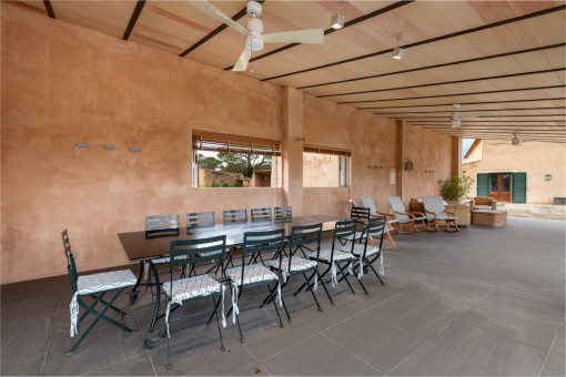 Veranda – perfekt für gemütliche Stunden im Freien