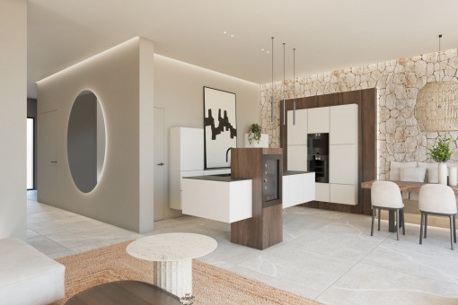 Offenes Küchen concept