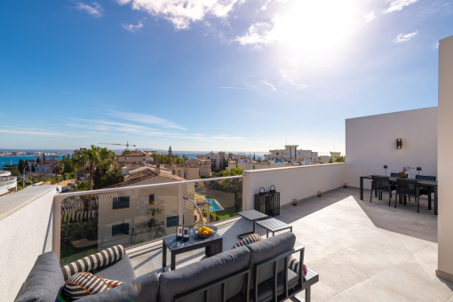 Panoramablick Terrasse