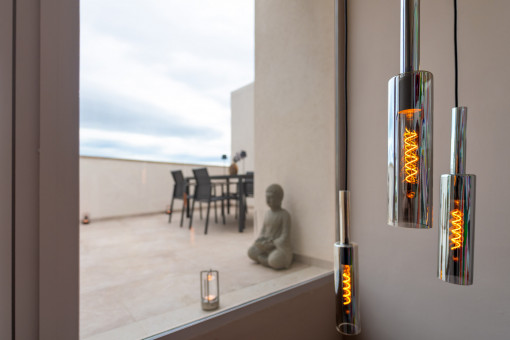 Aufgang zur Dachterrasse