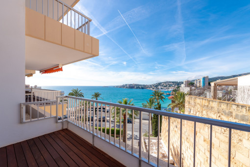 Terrasse des Master-Bereichs