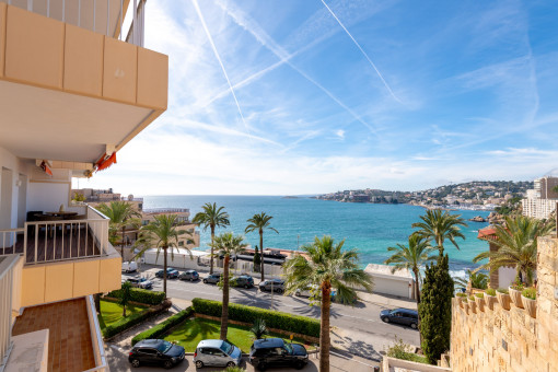 Terrasse des Master-Bereichs