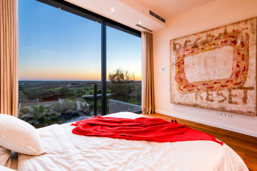 Schlafzimmer bei Nacht