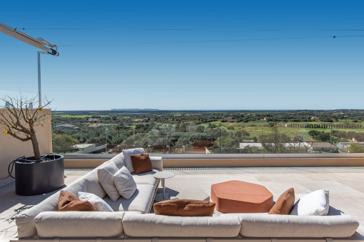 Blick Dachterrasse