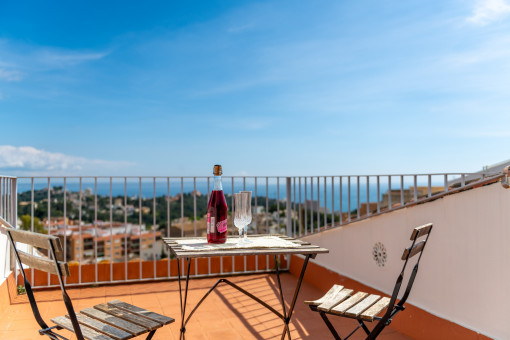 Terrasse mit herrlichem Ausblick