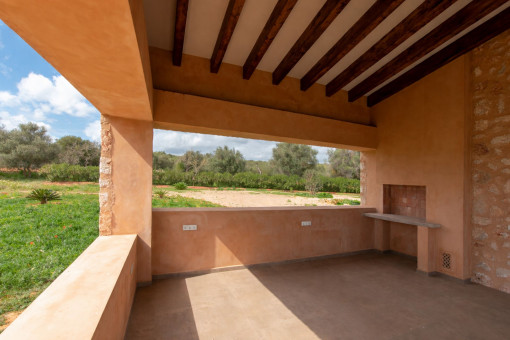 Terrasse mit Barbecuebereich