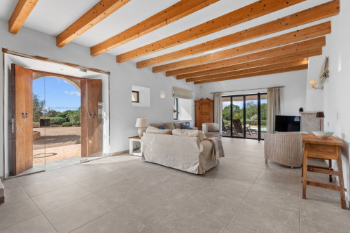 Sitzecke im Eingangsbereich