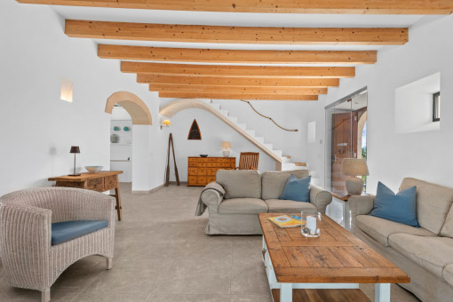 Sitzecke im Eingangsbereich