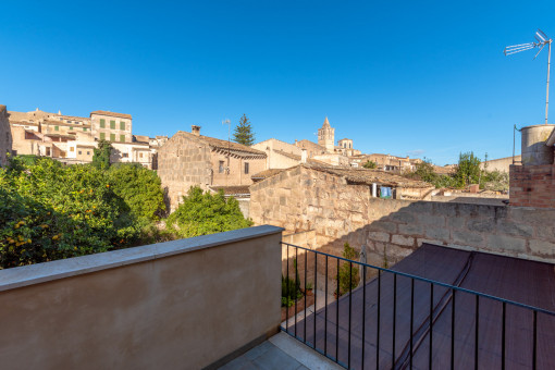 Ausblick von der oberen Terrasse