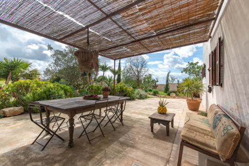 Terrasse am Haupthaus