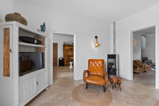 Wohnzimmer im Haupthaus