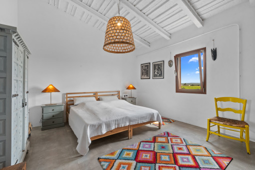 Schlafzimmer im Haupthaus 