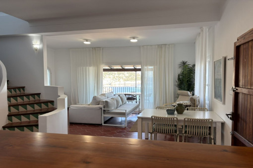 Offenes Wohn- und Esszimmer