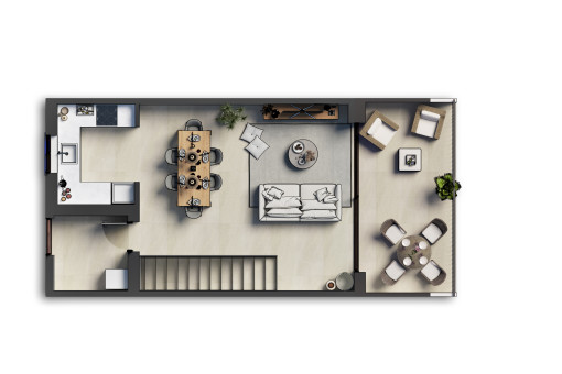 Plan Duplex First floor