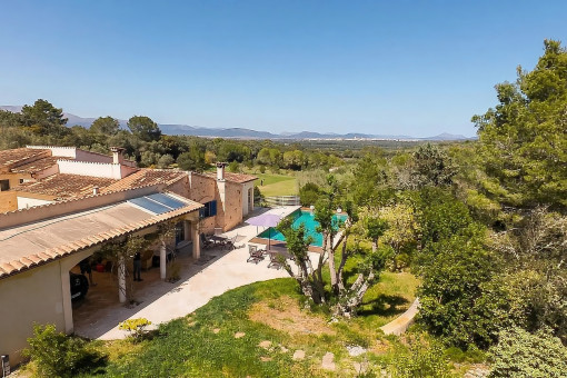 Toller Blick von der Poolebene aus