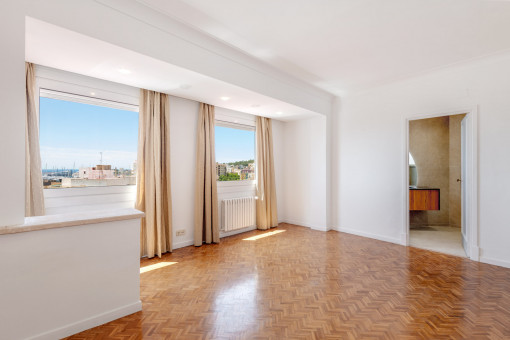 Hauptschlafzimmer mit eigenem Bad en Suite