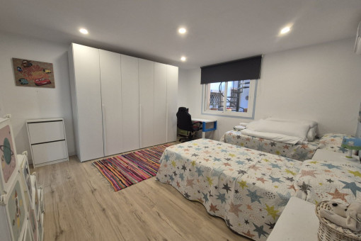 Eines der drei Schlafzimmer 