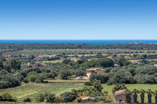 Meerblick von der Dachterrasse
