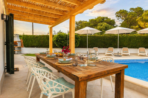 Überdachte Terrasse