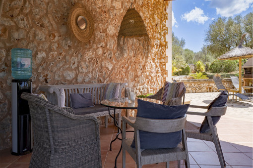 Überdachte Terrasse 