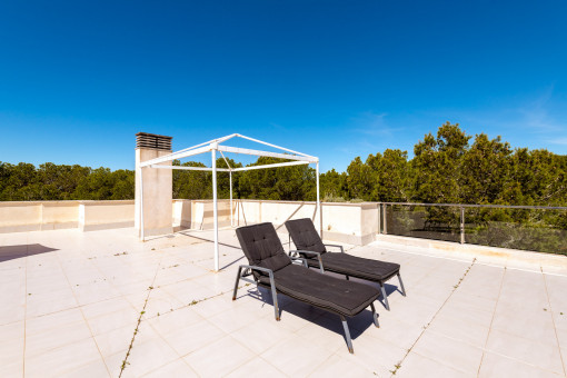 Große Dachterrasse