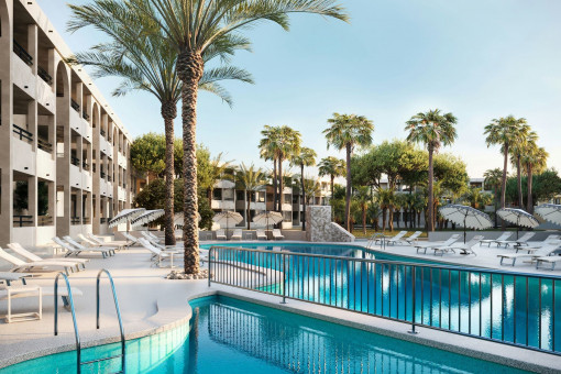 Elegantes Studio Apartment in moderner Wohnanlage mit Pool in Portocolom