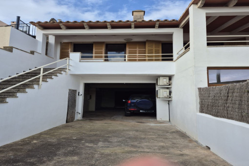 Garage und Patio