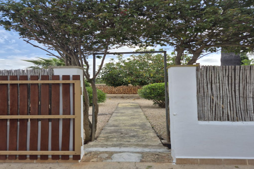 Zugang zum privaten Garten