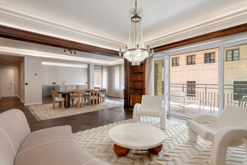 Exklusiv wohnen zur Miete in Palma – elegante Wohnung am Paseo del Born zwischen Juni und Oktober 2026