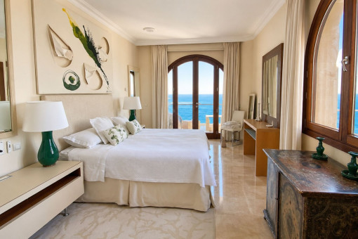 Schlafzimmer mit Meerblick
