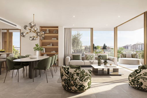 Luxuriöses Neubau-Apartment mit 2 Schlafzimmern und großer Terrasse in Palma