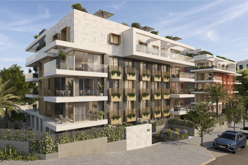 Eingang und Fassade